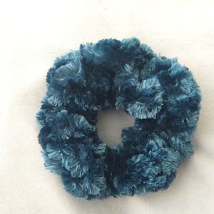 Pine Green Velvet Scrunchie